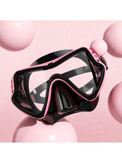 مجموعة واحدة من معدات السنوركل للكبار، تشمل قناع السنوركل وأنبوب التنفس، أنبوب تنفس جاف، معدات سنوركل احترافية بمجال رؤية بانورامي 180 درجة، قناع سنوركل مع تنفس حر، مناسب للسنوركل وغطس حر والسباحة