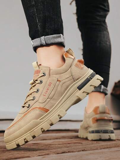 بوت حماية العمل للرجال، سميكة الوحدة مانعة الانزلاق ومضادة للصدمات ومقاومة للتآكل، بوت عمل تنفس، بوت مشي في الهواء الطلق ، بوت موضة ، بوت كاحل