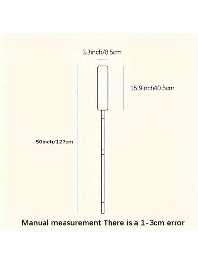 طقم ممسحة شعرية فائقة النعومة مع مقبض قابل للتمديد- أداة تنظيف متعددة الاستخدامات لأغراض البلل والجفاف على الأثاث والأرائك وإطارات السرير ومراوح السقف والحمامات والمراحيض - طقم ممسحة بدون بطارية
