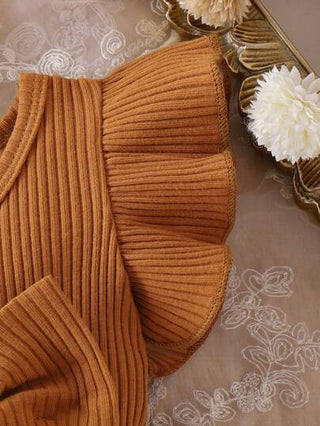 فستان بناتي للرضع بتصميم الشرائح متعددة الألوان مع طبعات الفراشات والزهور المكشكشة مع زخرفة فراشة ثلاثية الأبعاد وخصر مطاطي ، بما في ذلك كليب شعر فراشة