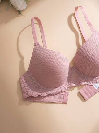DesireSculpt قطعة واحدة من بكل نسائي لاسلكي بتصميم لون متباين مع تفاصيل من الدانتيل