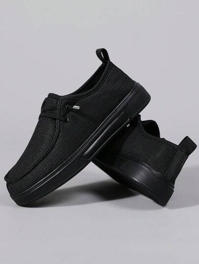 أحذية رياضية كاجوال مريحة للرجال - تنفس عالي، أحذية كاجوال عصرية وأنيقة مع نطاق مرن ، شبكة تنفس ، مناسبة لجميع الفصول ، إصبع قدم دائري ، قماش علوي ، قاعدة إيفا ، أحذية رياضية متعددة الاستخدامات للطلاب ، المشي في الهواء الطلق ، ارتداء الشارع ، خفيفة الوزن