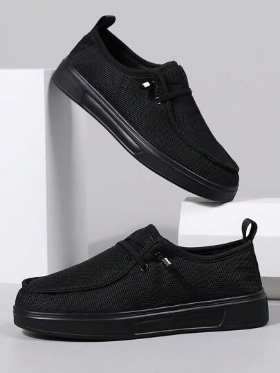 أحذية رياضية كاجوال مريحة للرجال - تنفس عالي، أحذية كاجوال عصرية وأنيقة مع نطاق مرن ، شبكة تنفس ، مناسبة لجميع الفصول ، إصبع قدم دائري ، قماش علوي ، قاعدة إيفا ، أحذية رياضية متعددة الاستخدامات للطلاب ، المشي في الهواء الطلق ، ارتداء الشارع ، خفيفة الوزن