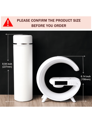 EIGIIS قطعة واحدة لمبة ذكية ب- 10 أوضاع إضاءة ، سماعات السلكية 15 وات بشحن لاسلكي سريع ،إضاءة إيقاعية RGB ،إضاءة جو جوي ، ساعة منبه شروق الشمس ، إضاءة استيقاظ للغرف النوم ، قابلة للاستخدام في غرفة النوم والمعيشة ، لمبة مكتب ذكية (نمط شحن USB)