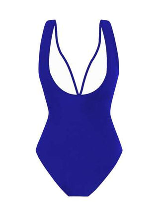 مايوه حريمي قطعة واحدة Swim Oasis 2 قطعة طقم ملابس سباحة للنساء تنورة طويلة بنمط مطبوع على الشبكة باللون الأزرق الملون للمنتجعات الشاطئية