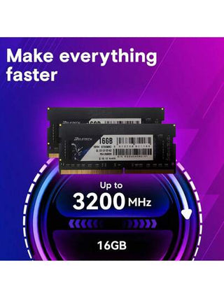Reletech ذاكرة عشوائية DDR4 للكمبيوتر المحمول 8 جيجابايت/16 جيجابايت ،3200 ميجاهرتز ،1.2 فولت ،260 سن ،PC4 ،ذاكرة Sodimm للكمبيوتر المحمول