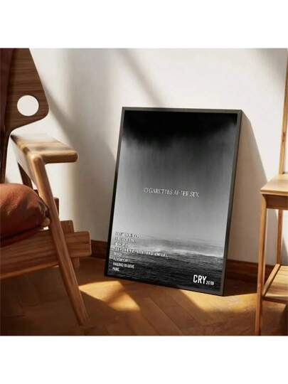 صورة قماشية لوحة جدارية للرسم بغطاء ألبوم أغنية "سجائر بعد البكاء" ذات طراز قديم بدون إطار، للزينة المنزلية في غرفة المعيشة