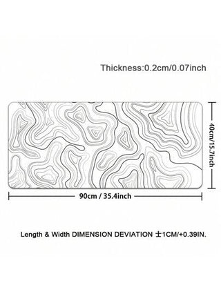 لوحة الماوس البيضاء الموسعة، وسادة المكتب الكبيرة، وسادة المكتب الكبيرة للاستخدام على المكاتب، وسادة المكتب والكيبورد مع قاعدة مانعة للانزلاق وحواف مخيطة للاستخدام المنزلي والمكتبي