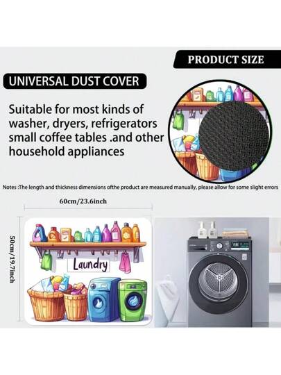 حصيرة منشفة من طين الرسوبيات الجزيئية، غطاء غسالة بنمط إبداعي، سريعة التجفيف، مضادة للغبار، ديكور عملي وحديث لغرفة الغسيل، المطبخ، فكرة هدية فريدة للديكور المنزلي،للمائدة،للحفلات،للزفاف،ديكورات المطبخ والمنزل