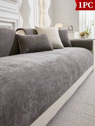 بطانية وسادة أريكة لون داكن واضح من الشينيل، بطانية أريكة صديق للبشرة، بطانية ديكور منزلي جديدة للأريكة، شامل لجميع المواسم، مانع للانزلاق