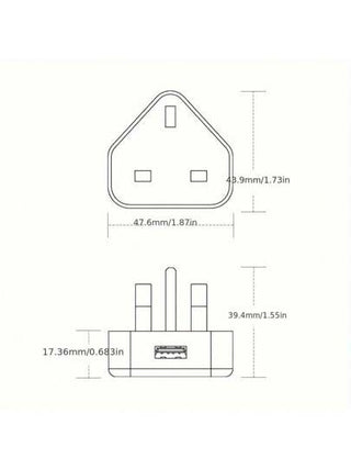 شاحن حائطي USB 5 فولت 1 أمبير، 1 قطعة مهايئ شحن USB ،شاحن سفر قابس طاقة للشحن لهواتف ،أجهزة iPad ،تابلت ،Kindle وغير ذلك