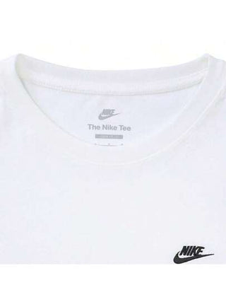 Nike تي شيرت رجالي كورونج مضلع قصير الأكمام قصة أنيقة من نوع AS M NSW TEE CLUB MAX ، رقم الموديل: TFV0376-100