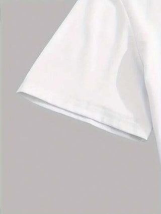 قميص رياضي قصير الأكمام بطبعة معمارية للمراهقين الصبية، مريح ومتعدد الاستخدامات، مناسب للصيف والربيع