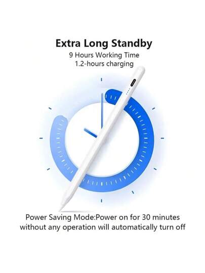 قلم متوافق مع قلم ابل، يعمل ببطارية ليثيوم قابلة لإعادة الشحن، يتضمن مكونات إلكترونية - متوافق مع iPad 2022 2021 2020 2019 2018 Pro Air Mini - قلم كتابة يدوي متوافق مع iPad Air 2
