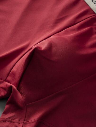 HIALEGION 4 قطع ملابس داخلية رجالية بخصر مزين بشعارات ، صلبة اللون ، مرنة للغاية ، بطراز رياضي وعادي ، شورت كاحل مريح