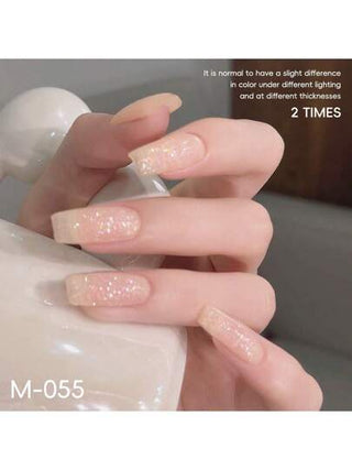 طقم FRESCOBALDI 6 قطع طلاء أظافر جيل 6 مل ذات ألوان وردية جديدة، طقم موحد اللون وشائعة للعناية اليومية بالأظافر، مناسب لموسمي الربيع والصيف