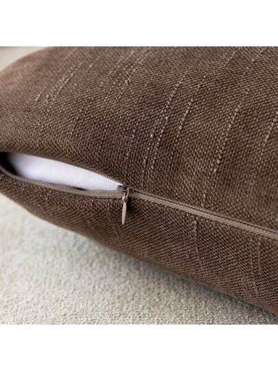 كسوة وسادة ديكورية من القطيفة بغرز الخيزران، مناسبة للغرفة والأريكة والمقعد الخلفي للسيارة، للاستخدام على مدار العام