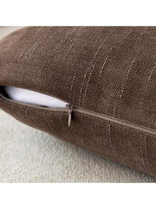 كسوة وسادة ديكورية من القطيفة بغرز الخيزران، مناسبة للغرفة والأريكة والمقعد الخلفي للسيارة، للاستخدام على مدار العام