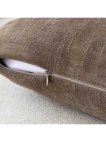 غطاء وسادة من الشينيل الحرير مع عقدة من البامبو بتصميم حديث بسيط، مناسب لغرفة النوم والأريكة ومقاعد السيارة، للاستخدام في جميع الفصول