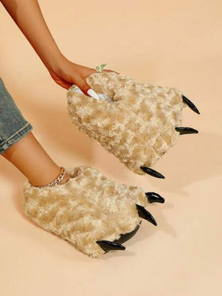 نعال منزلية مبطنة بشكل حيوانات، نعال رخوة ومزخرفة بتصميمات كرتونية دافئة للخريف/الشتاء، نعال منزلية مريحة وهادئة، نعال حزب جميلة وممتعة