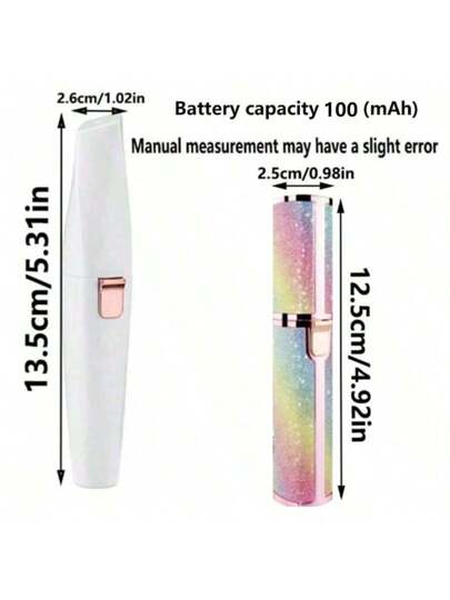 جهاز إزالة الشعر الكهربائي المصغر المحمول قطعة واحدة، ماكينة حلاقة وجه للنساء، جهاز إزالة شعر الحواجب والوجه للنساء، ماكينة حلاقة وإزالة شعر سريعة وبدون ألم لأكثر من غرض، قابلة لإعادة الشحن، مناسبة للحواجب والشفاه والجسم والذقن والذراع، ماكينة حلاقة...