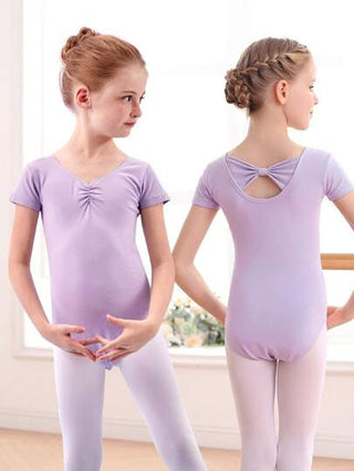 ملابس رياضية أطفال E.DANCE لباس الباليه للفتاة ، بذلة رقص للفتيات ، منسوجة مزركشة منفذة للهواء ، مناسبة للباليه والجمباز