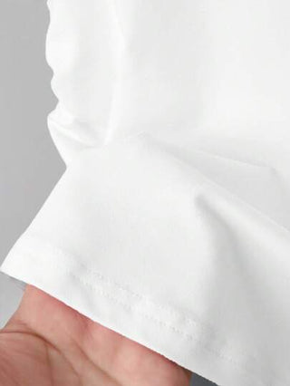 INAWLY تيشيرت صيفي كاجوال للنساء مطبوع عليه قلب مجعد