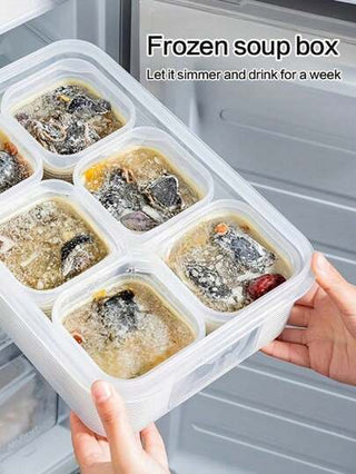 7 قطع مجموعة حاويات تخزين الطعام آمنة للحافظ على درجة البرودة مع أغطية - محكمة الإغلاق، بلاستيك بولي بروبيلين، قابلة للتكديس لحفظ اللحوم والفواكه والخضروات - أساسيات تنظيم المطبخ