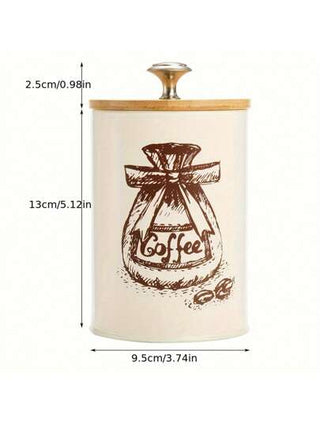 3 حاويات تخزين طعام محكمة الإغلاق ذات غطاء من البامبو لحفظ الشاي والقهوة والسكر، أوعية مطبخ حديثة بتصميم بسيط