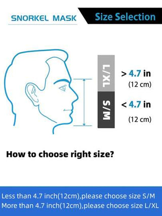 قناع الغوص والتنفس الكامل للوجه مع حامل للكاميرا، طقم تنفس مجاني بزاوية رؤية 180 درجة كاملة، مقاوم للضباب و التسرب، معدات غوص