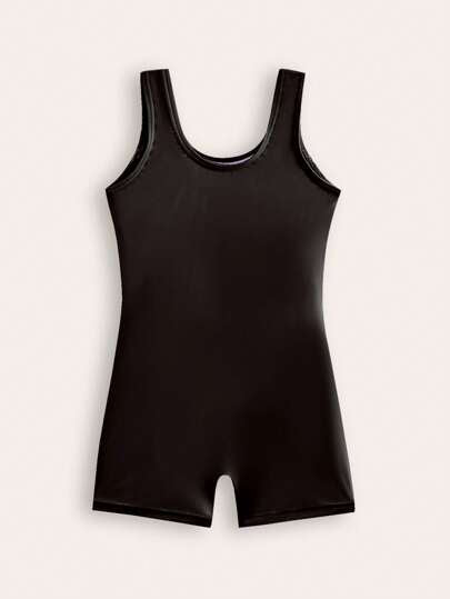 بدلة سباحة حديثة قطعة واحدة للفتيات ذات طبعة ملونة