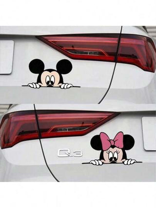 طقم تانكيني حريمي Disney 1/2 قطعة ملصقات ميكي وميني الكرتونية جميلة لتزيين صندوق التخزين و الجسم وديكور السيارات، ملصقات أثاث رائعة وهدية صغيرة جذابة (بعض الأجزاء قد تكون عشوائية)