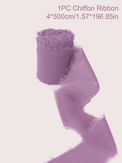 1 لفة شريط شيفون 4 *500 سم، شريط لف هدايا بلون أرجواني وسخ، للديكور الخاص بحفلات الزفاف والأعياد الميلاد، وحفلات استحمام الأطفال، وحفلات الكشف عن جنس الطفل، لف الأزهار والباقات، وتغليف الهدايا، ومواد التغليف الزهري، وهدايا الحفلات، والهدايا الميلادية، وال