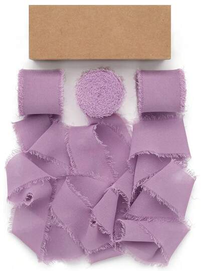 1 لفة شريط شيفون 4 *500 سم، شريط لف هدايا بلون أرجواني وسخ، للديكور الخاص بحفلات الزفاف والأعياد الميلاد، وحفلات استحمام الأطفال، وحفلات الكشف عن جنس الطفل، لف الأزهار والباقات، وتغليف الهدايا، ومواد التغليف الزهري، وهدايا الحفلات، والهدايا الميلادية، وال