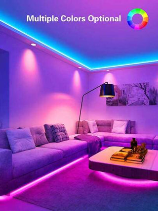 إضاءة شريط LED RGB 5050 بطول 30 متر مع جهاز تحكم عن بعد 24 مفتاح، مناسبة لإضاءة خلفية التلفزيون، غرفة المعيشة، غرفة النوم، ديكور حفلات عيد الميلاد، إضاءة ليلية تعمل بالطاقة عبر USB، إضاءة الليل، ديكور غرفة النوم، طاولة السرير، إضاءة، ديكور الغرفة، غرفة ال
