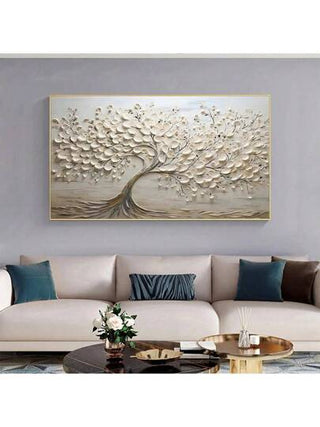 طباعة لوحة فنية تجريدية مسطحة حديثة للأشجار على قماش لا يوجد إطار، فن تصميمي بسيط للأشجار البنية، ديكور حائط معاصر لغرفة المعيشة والنوم والمطبخ بدون إطار