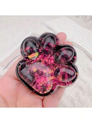 1 قطعة كرة ضغط قطة نجمية زرقاء اللون، مصنوعة من مطاط ناعم متعددة الألوان، لعبة إبداعية للتخفيف من القلق والاسترخاء، مناسبة للمراهقين والأطفال وموظفي المكاتب، هدية للعودة إلى المدرسة، لعبة شمعية سيليكونية حسية