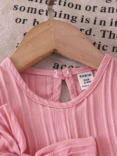 فساتين بيبي فستان أميرة كيوت للفتيات الصغار (مع فيونكة) لصيف 2024 الجديد