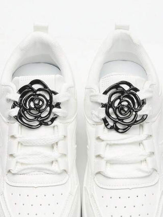 زوج أزرار تزيينية عصرية للنساء، مناسبة للأحذية الرياضية والأحذية الأخرى