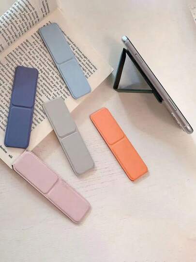 حامل هاتف قابل للطي وللسحب على شكل خاتم، ملصق قبضة هاتف أحادي اللون بسيط متوافق مع هواتف آيفون والاندرويد، هدية لعيد الميلاد والعائلة والأصدقاء ،حامل أصبع للهاتف، إكسسوارات الهاتف