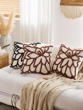 وسادة زخرفية مطرزة بأسلوب الشمال 1 قطعة ، وسادة ظهر السرير أو الأريكة ، وسادة خصر بشرابات ، وسادة نافذة العرض ، 45 * 45 سم