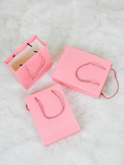 5 أكياس هدايا ورقية مع مقابض، أكياس ورقية بيضاء، أكياس هدايا يدوية، أكياس تسوق البقالة ، أكياس التجزئة ، حفلات عيد الميلاد ، أكياس أعراس المفضلة