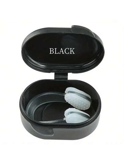 مشبك أنف سيليكون دقيق للسباحة والغوص - مضاد للاختناق ، مطابق بإحكام ، أسود - 1 علبة ، تدريب رياضي ، لا يسقط ، احتقان الأنف