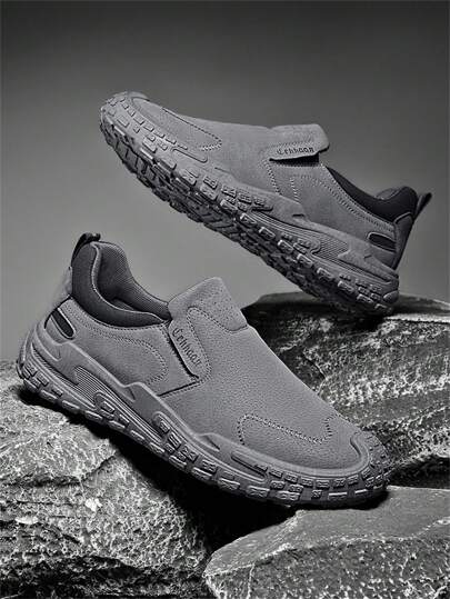 أحذية عمل جديدة للرجال لعام 2025، أحذية رياضية عصرية قابلة للبس بسهولة، تنفس، آمنة للاستخدام الخارجي، مقاومة للانزلاق والزيت وللماء ذات نعل سميك، أحذية كاجوال مناسبة للطهاة