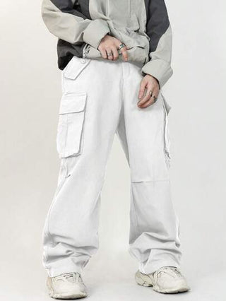 Manfinity EMRG سروال رجالي واسع بجيوب جانبية