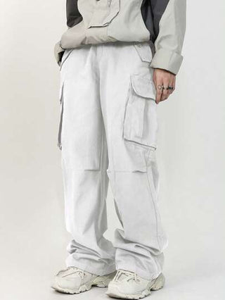 Manfinity EMRG سروال رجالي واسع بجيوب جانبية