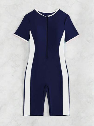 Swim SPRTY جمبسوت داخلية للسيدات لركوب الأمواج، بدلة نيوبرين للسيدات بدون أسلاك، بألوان متباينة