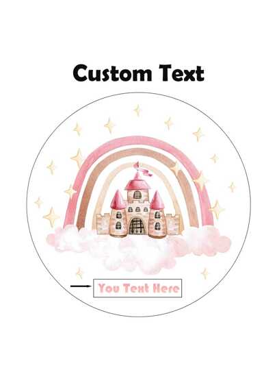 1 قطعة هدايا شخصية، زخارف مصممة خصيصًا، سجاد كبير منزلقة غير قابلة للانزلاق للغرف النوم، سجادة وردية قلعة قوس فائقة النعومة لغرفة المعيشة، سجادة ناعمة سهلة التنظيف لديكور غرفة ورديةألعاب، حصيرة ترحيبية مريحة للمطبخ والحمام والأبواب، منتجات مخصصة مع أسماء