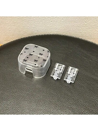 طقم مكون من 3 قطع، علبة شاحن شفافة متوافقة مع هاتف أيفون 13/14/15/16 المعيار البريطاني 18 واط/20 واط، واقي كابل وراس الشاحن من التي بي يو، هدية، اكسسوارات مكتبية إلكترونية لحماية الكابلات والشواحن