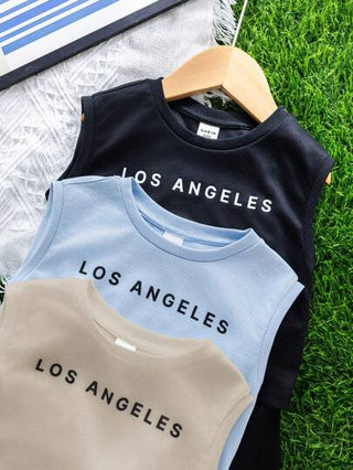 6 قطع/مجموعة ملابس صيفية أساسية للأطفال البنين والبنات شورت وسترة علوية بنمط رياضي مكتوب عليها شعارات كيوت